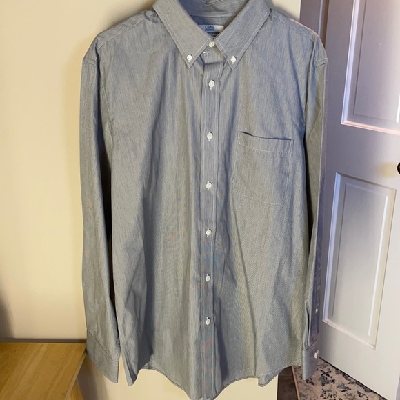 croft & barrow Other - Croft & Barrow classic fit blue thin striped dress shirt